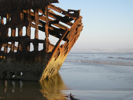 Ship Wreck near Astoria Oregeon